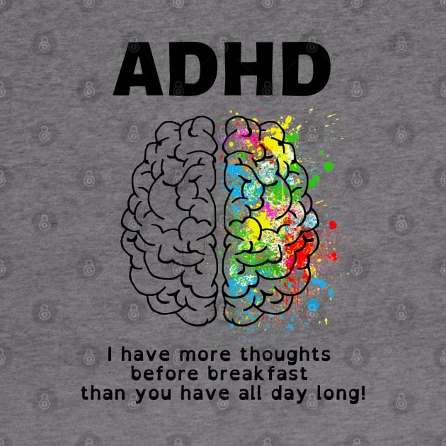 ADHD More Thoughts Before Breakfast by MyNDLife